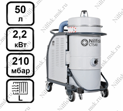 Промышленный пылесос Nilfisk CTS22 Z22 5PP (2.2 кВт, 50 л.) - фото 10099